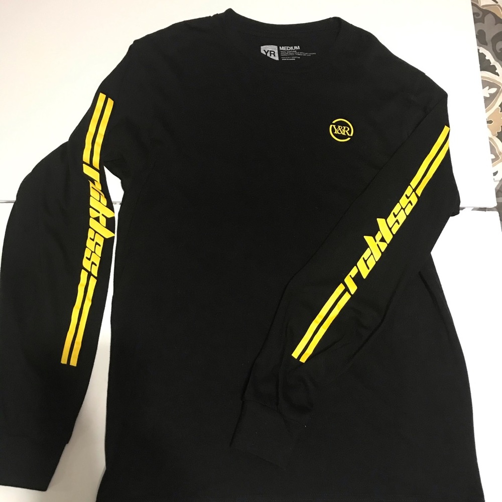 Young and Reckless Long Sleeve T-Shirt Brand New